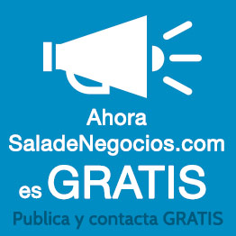 Ahora SalaDeNegocios.com es GRATIS. Publica y contacta GRATIS