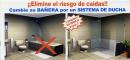 Cambie Ba�era por plato de ducha sin obras